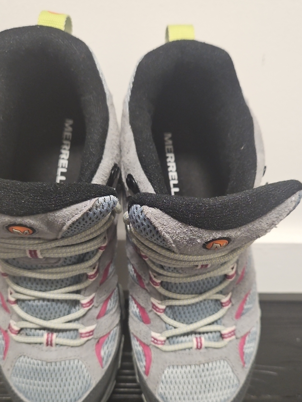 Merrell Grey and Pink Women's Trail Hiking Boots